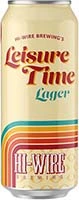 Hi-wire Leisure Time Lager 16oz 6pk Cn