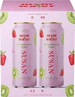 Mom Water Susan Straw /kiwi 4pk