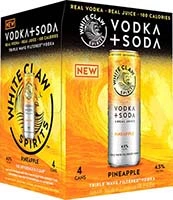 White Claw Vodka Soda Pine 4 Pk 12 Oz Can?