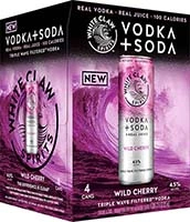 White Claw Wild Cherry Vodka/soda 4pk