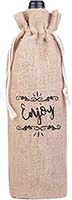 Gift Bag Jute Wine