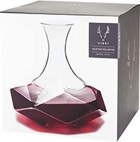 Viski Raye Faceted Crystal Decanter 1pc