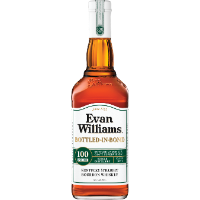 Evan Williams Bourbon  White Label 100 Proof