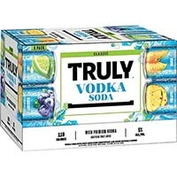 Truly Rtd Classic Vodka Soda Vty 8pk