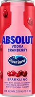 Absolut Soda Ocean Spray Cranberry