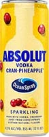 Absolut Soda Ocean Spray Cran Pineapple