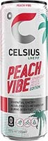 Celcius Sprklng Ras Peach 12oz