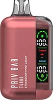 Priv Bar Turbo Strawberry Mint Candy