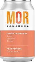 Mor Kombucha Ginger Grapefruit