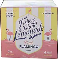 Fishers Island Lemonade Pnk Flamingo 4pk Cn