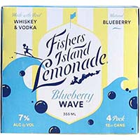 Fishers Island Lemonade Blueberry Wave 4pk Cn