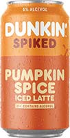 Dunkin Spiked Pumpkin Spiced 4pk