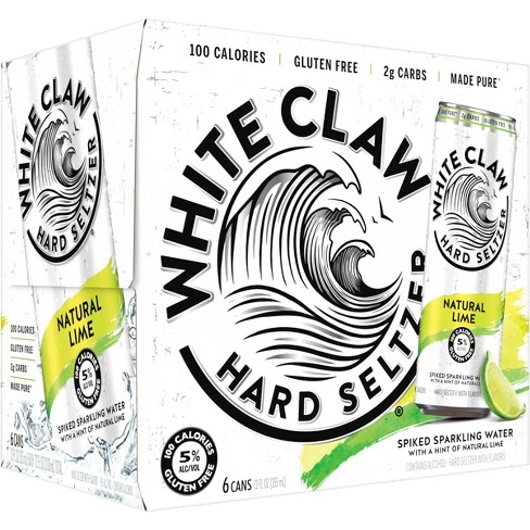 White Claw Lime 6pk Gl Fr Gl Il 12oz Can