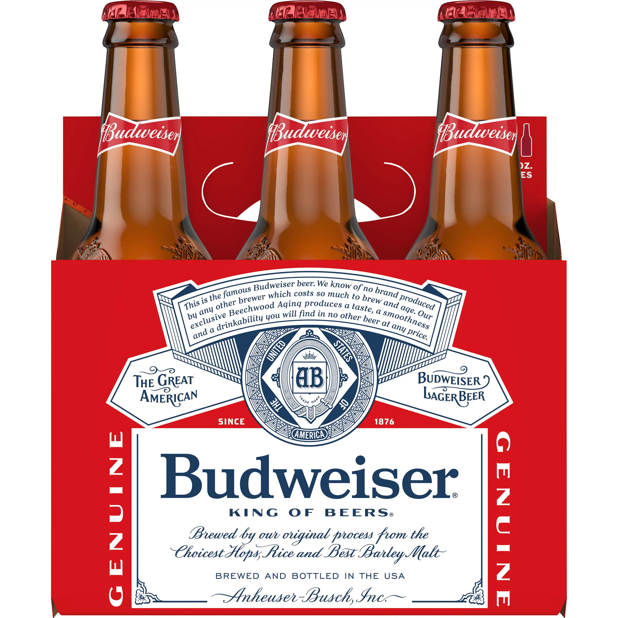 Budweiser 6pk 12oz Btl