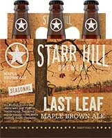 Starr Hill Brewery Last Leaf Maple Brown Ale Bottle