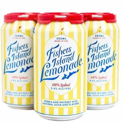 Fishers Island Lemonade 4pk12oz Can G/f 18