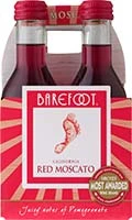 Barefoot Red Moscato 4 Pk