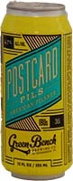 Green Bench Postcard Pils 6pk Can