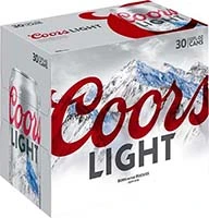 Coors Light 30pk 12oz Can