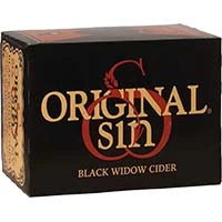 Original Sin Hard Black Widow Cider Cans