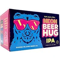 Goose Island Neon Beer Hug 6pk Cn