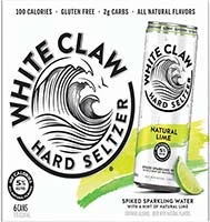 White Claw Natural Lime 6 Cn