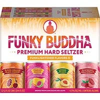 Funky Buddha Premium Hard Seltzer Variety Pack Spiked Sparkling Water