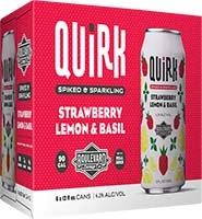 Quirk Strawberry Lemon And Basil 6 Cn