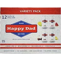 Happy Dad Variety Hard Seltzer 12pk Cn