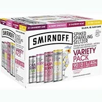 Smirnoff Spiked Seltzer Variety 12oz Can 12pk