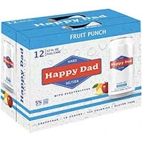 Happy Dad Seltz Frt Punch 12pk Gl Fr Wi 12oz Can