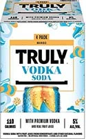 Truly Rtd Mango Vodka Soda 4pk