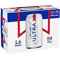 Michelob Ultra Superior Light Beer Mini 12 - 7.5 Fl Oz Cans