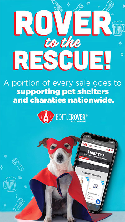 Rover to the Rescue! A portion of every sale goes to supporting pet shelters and charities nationwide